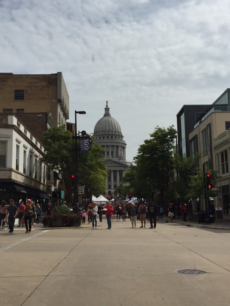 State Capitol and Farmers Market